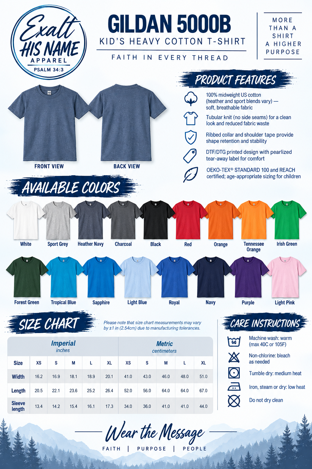 gildan 5000B product info